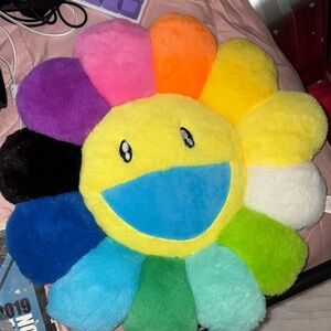 Colorful Plush Flower Pillow Takashi murakami